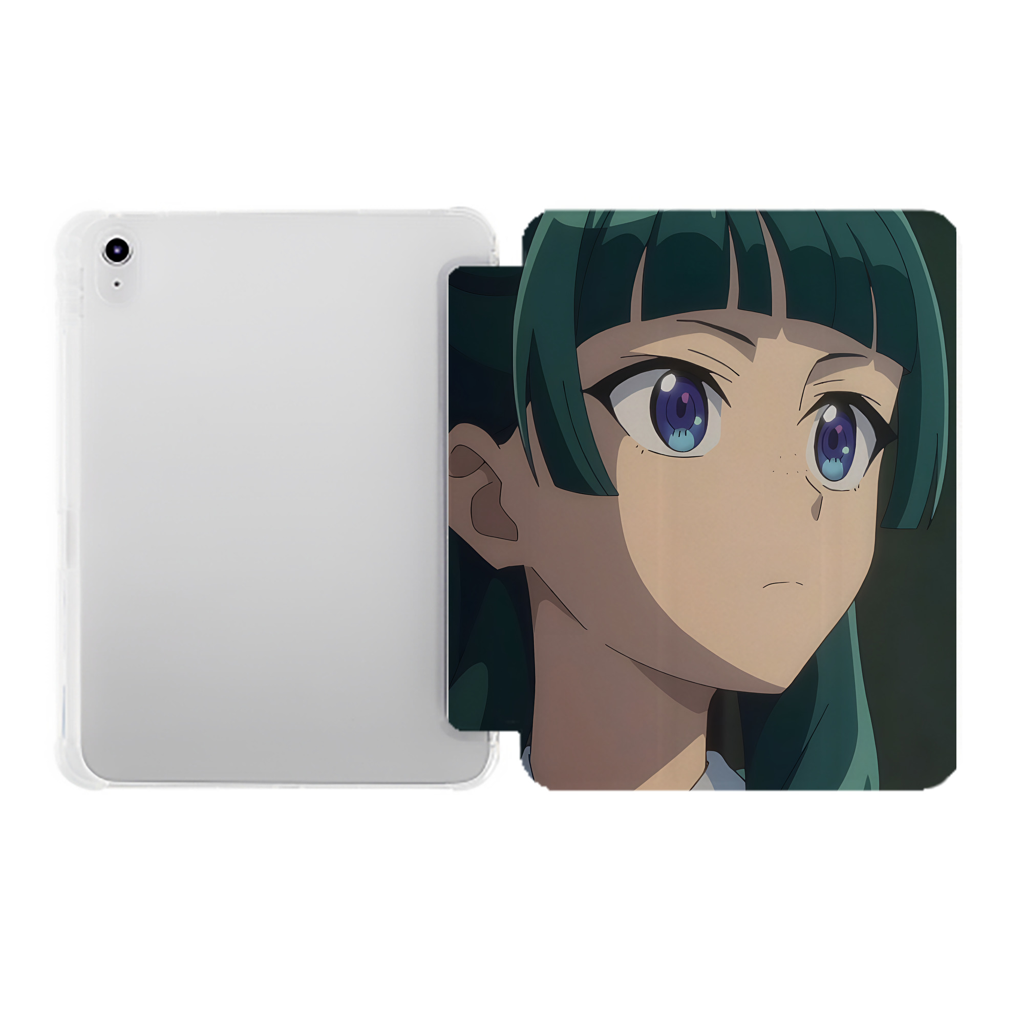 （画像用） 薬屋のひとりごと The Apothecary Diaries IPad ケース ペン収納付き 三つ折りスタンド PUレザー×シリコン 対応機種9.5/10.5/10.9インチ